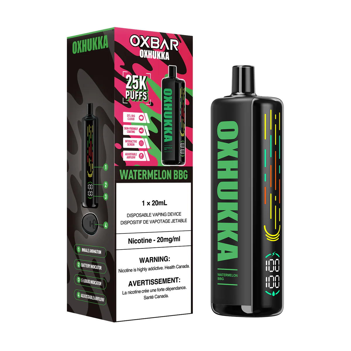 OXBAR OXHUKKA Disposable Vape