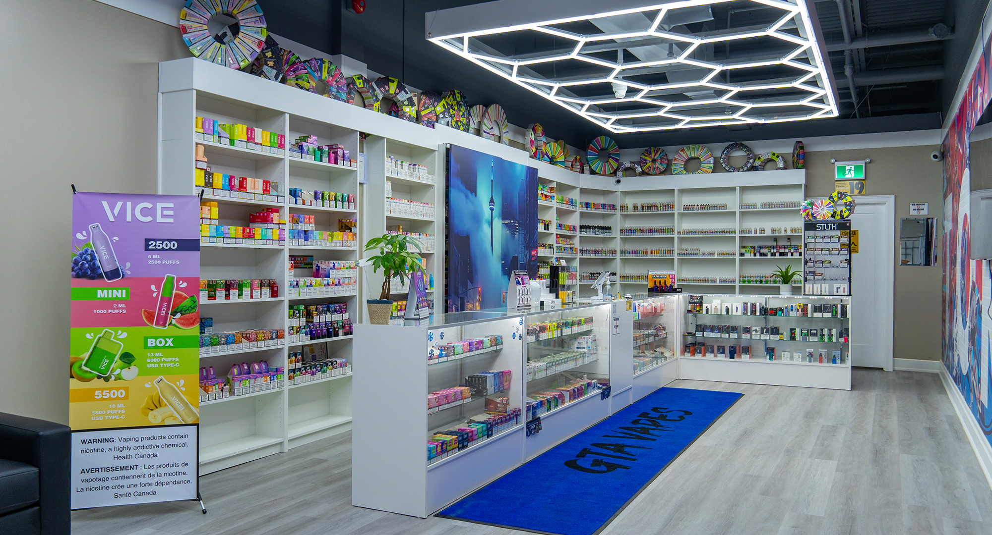 E-cigarettes available at GTA Vapes Port Union in Scarborough